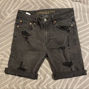 BOGO❗️AE distressed denim shorts